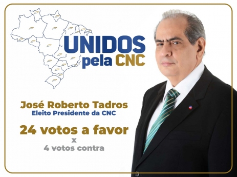 José Roberto Tadros é eleito presidente da CNC