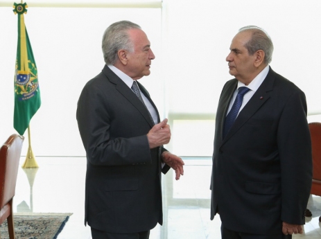 Presidente da Fecom&eacute;rcio AM foi recebido por Michel Temer