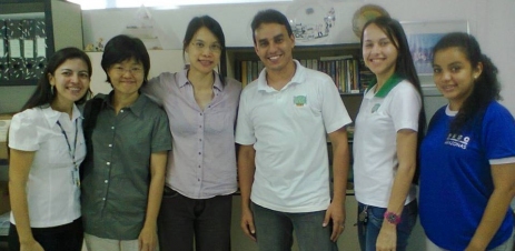 Mesa Brasil recebe visita de chinesas
