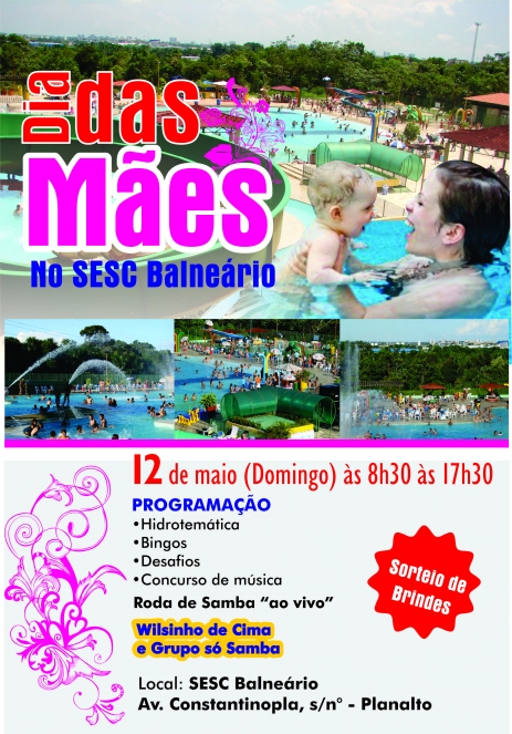 Sesc Balneário terá programação especial para o Dia das Mães
