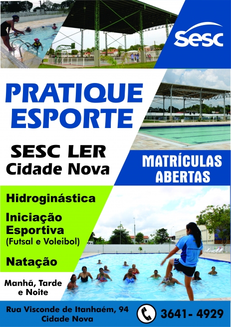 Sesc Ler Cidade Nova inscreve para turmas de esporte