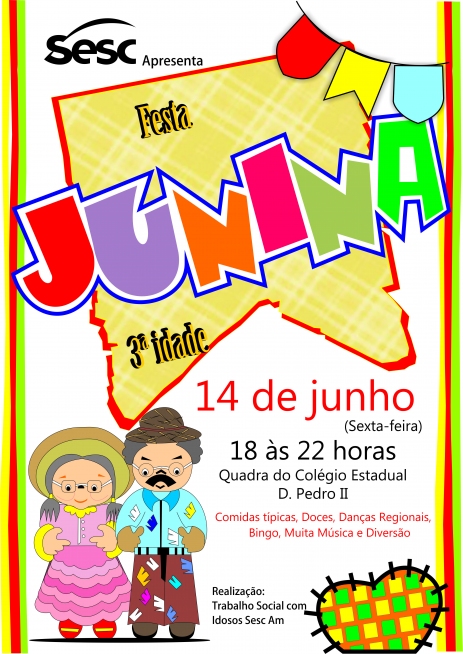 Festa Junina da Terceira Idade do SESC será nesta sexta-feira