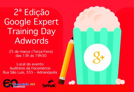 Parceria in&eacute;dita entre Google e Senac promover&aacute; treinamento gratuito do Adwords na sede da Fecom&eacute;rcio
