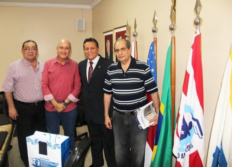 Fecomércio recebe a visita do deputado estadual Adjuto Afonso