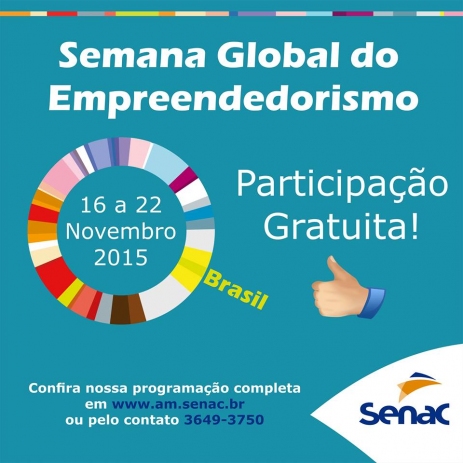 Senac realiza programação para Semana Global de Empreendedorismo