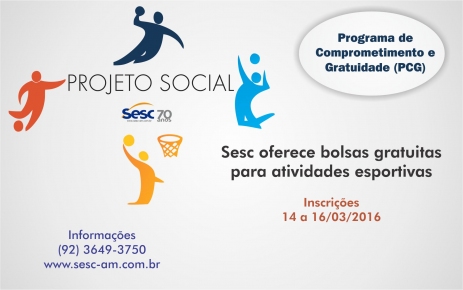 Sesc oferece 400 vagas gratuitas em atividades esportivas