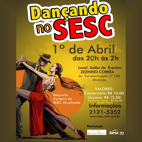 Dançando no Sesc: participe e divirta-se!