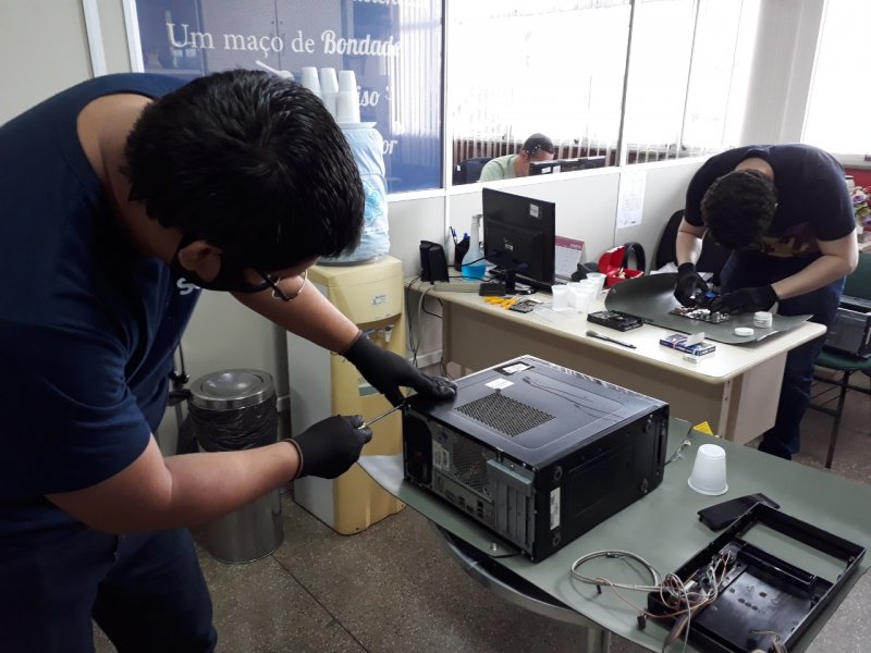 ​Alunos do Senac AM realizam ‘manutenção solidária’ em Centro de Convivência de Manaus