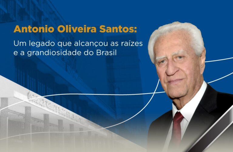 Falece Antonio Oliveira Santos, o líder empresarial que ajudou a moldar o Sistema CNC-Sesc-Senac