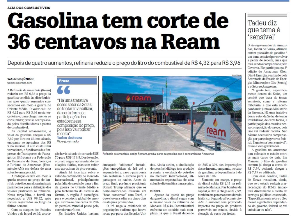 Jornal A Crítica 25 03 26